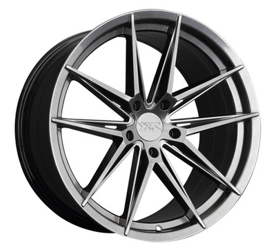 XXR WHEELS 577 Rim 18X8.5 5X114.3 Offset 20 Chromium Black (Quantity of 4)