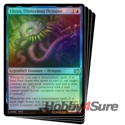 Foil Ultros, Obnoxious Octopus X4 M/NM Magic: The Gathering MTG