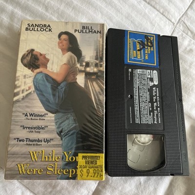 While You Were Sleeping (VHS, 1995)  Blockbuster VHS