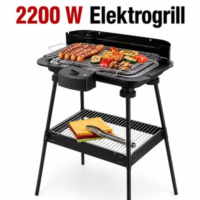 Elektrogrill Balkongrill Standgrill Tischgrill Gartengrill kompakt 2200W BITUXX