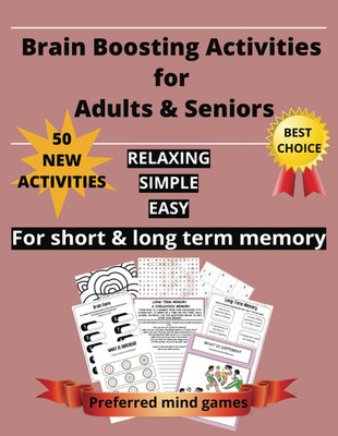 Brain Boosting Activities for Adults & Seniors: Simple & Engaging Brain Games, M