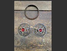 1932 Fordhotrod Rare 1936 Chrysler Airflow Taillight Lense Covers With Jewels