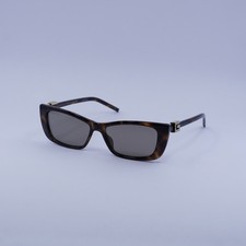 Gucci GG1681S 003 Havana/Grey with Silver Mirror 53-14-140 Sunglasses New Aut...