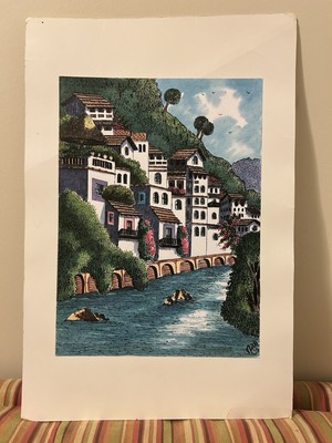  OCEAN TOWN SEASIDE VILLAGE OCEAN CITY SIGNED NICO S 1991