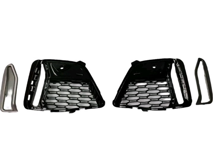 Front Bumper Fog Light Grill Cover Compatible For BMW 3-Series