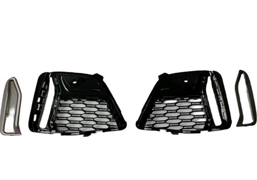 Front Bumper Fog Light Grill Cover Compatible For BMW 3-Series