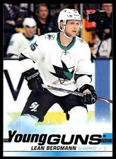 2019-20 UPPER DECK YOUNG GUNS Lean Bergmann -RC San Jose Sharks #245
