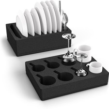 Foam Cutlery Holder Cup Plate Holder Set for Motorhomes Caravans Boats Camping 8