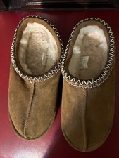 U G G Tasman II Chestnut Classic Slipper Suede Flats Women's Shoes with Box