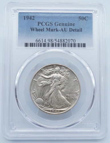 1942-P Walking Liberty Half Dollar 50C PCGS AU Details - U290 - Picture 1 of 4
