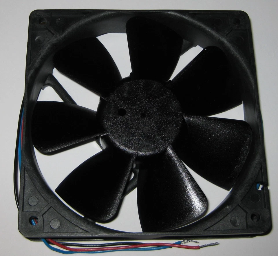 Delta 120 mm Low Noise Case Cooling Fan - 30 dB - 12 V DC - 62 CFM - Long Wires - Image 3 of 4