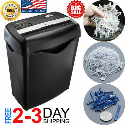 12 Sheet Micro-cut Paper Shredder P4 Security Shredder 40 Mins Heavy D – Bonsen Shop