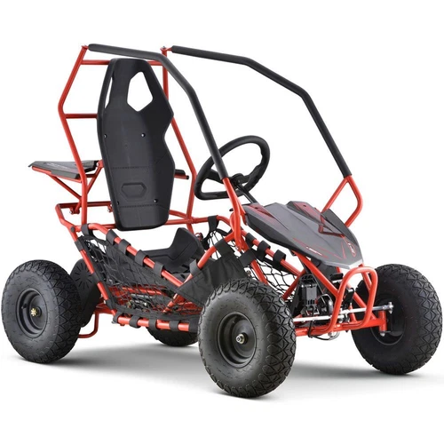 MotoTec Go Kart Maverick 36V 1000W High-Speed Electric Fun in Red