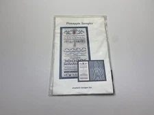 Charland Designs Pineapple Sampler Cross Stitch Pattern With Thread & Charm 6P