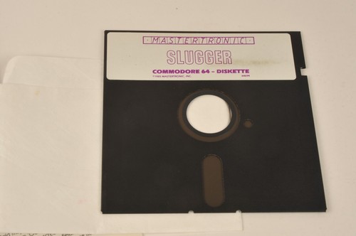 Commodore 64 128 Mastertronic The Slugger Disk Baseball Game w/ case Retro C64 - Picture 2 of 13