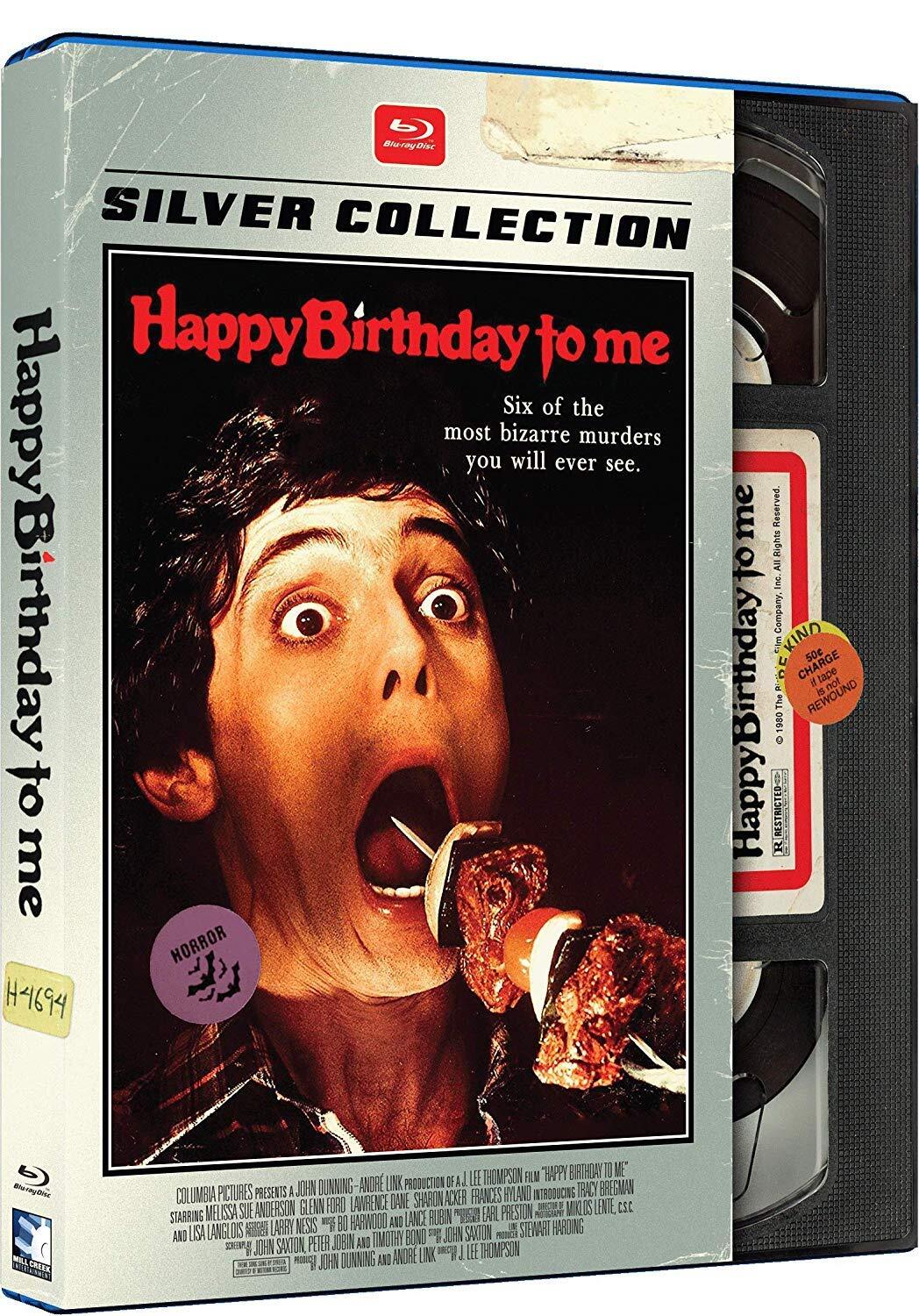 Happy Birthday To Me - Retro VHS Style (Blu-ray) Melissa Sue Anderson Glenn Ford