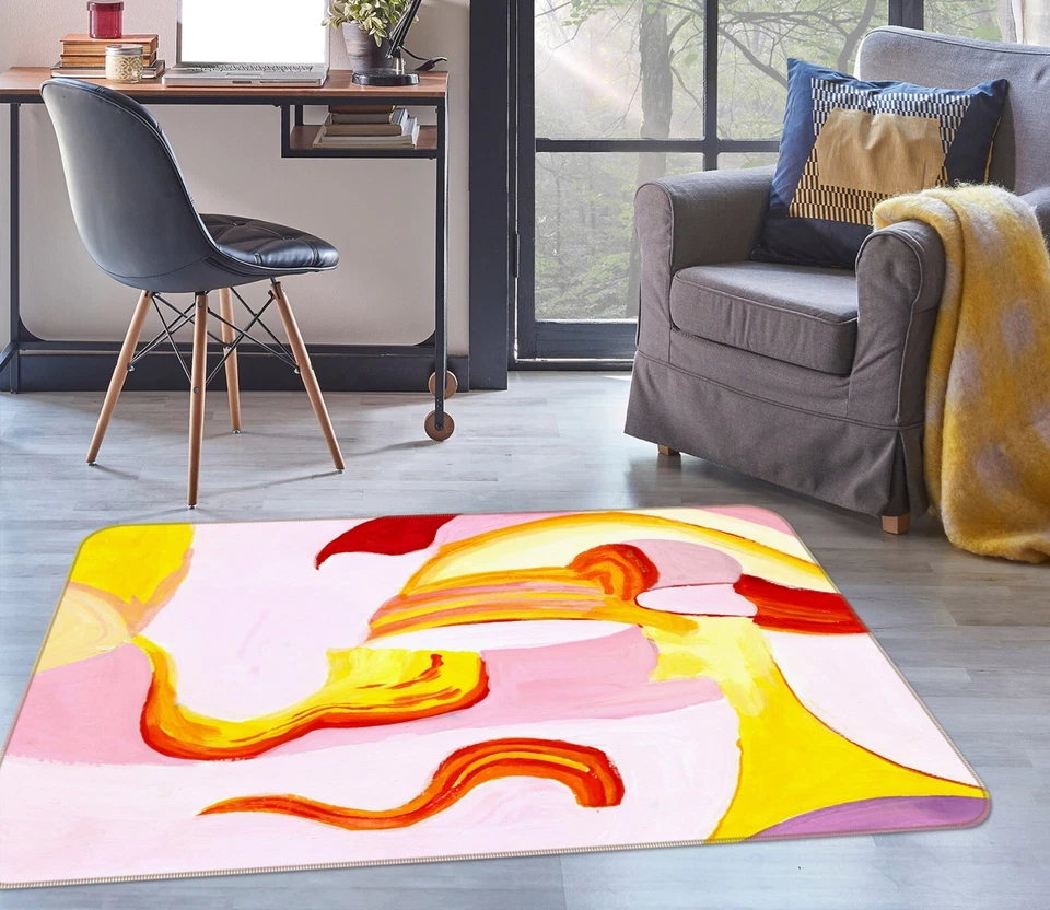 3D Abstrakte Kunst ZHUC397 Spiel Rutschfester Teppich Matte Foto Teppich Vera