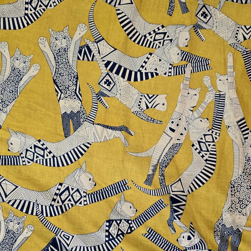 25 Yard Indian Cotton Sanganeri Hand Block Printed Fabric