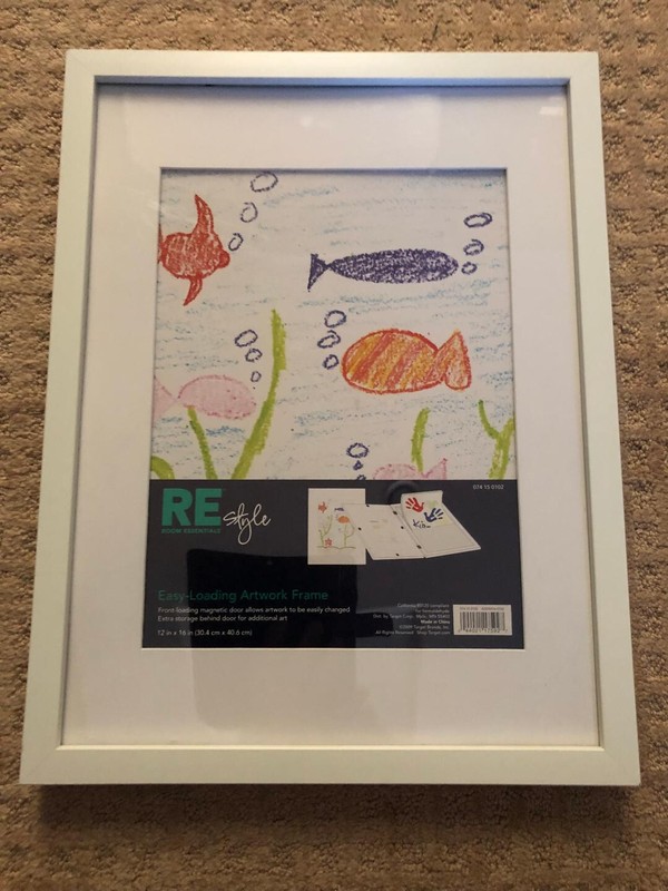 Easy-Loading Artwork Frame Display for Kids art projects easy storage Pre-3rd G