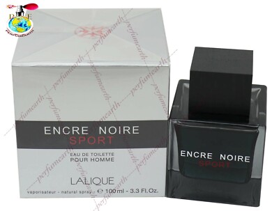 Encre Noire Sport by Lalique 3.4/3.3 oz Edt Spray for Men New In