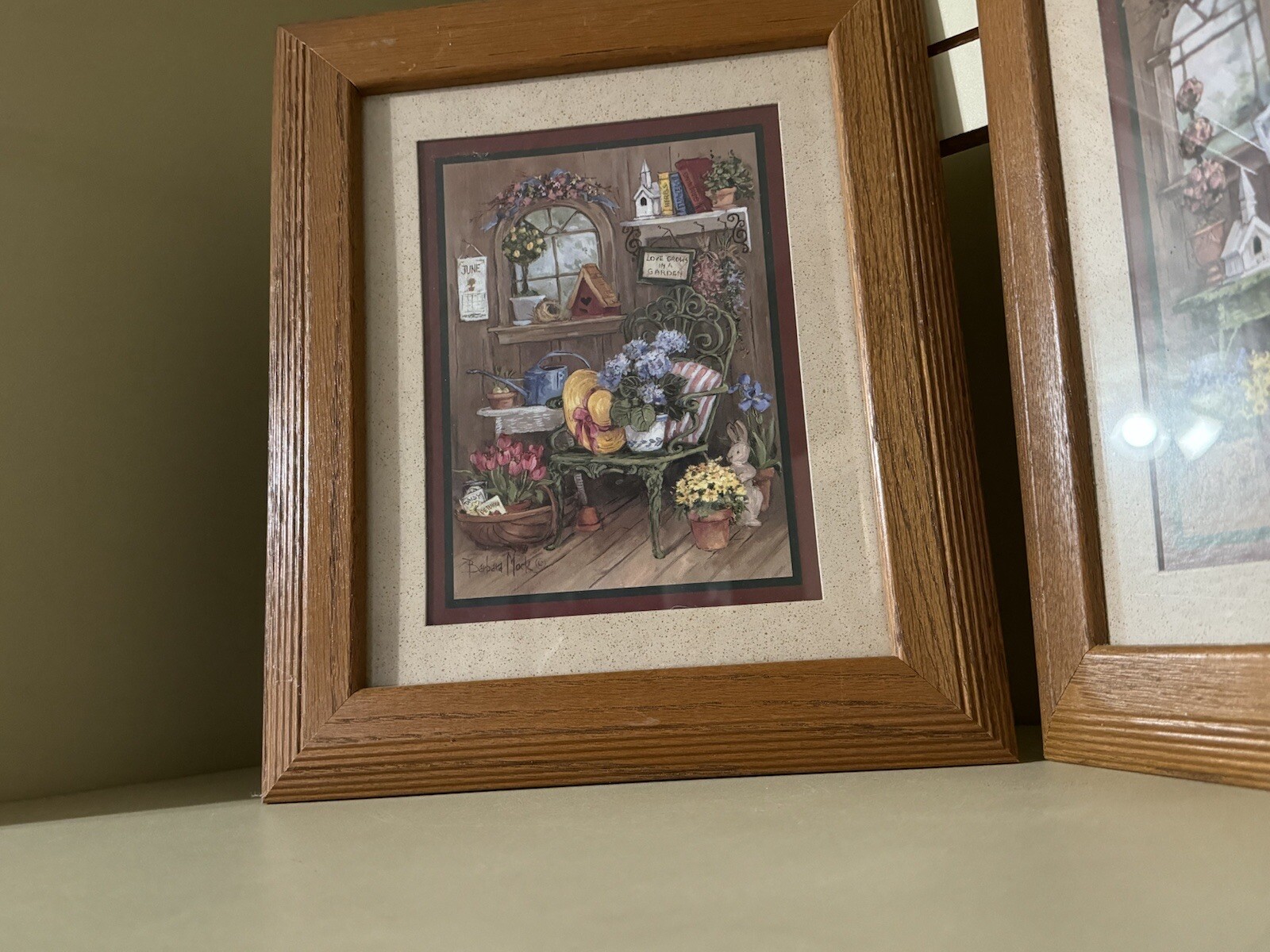 Lot Of 2 Home Interior Vintage Framed Pictures eBay