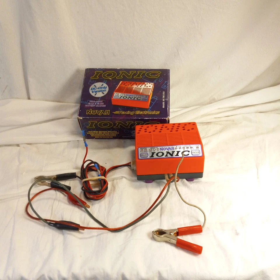 Novak IONIC DC Dual Mode Ni-Cd & Ni-MH Battery Charger Vintage 4476 Parts As Is - Image 2 of 4