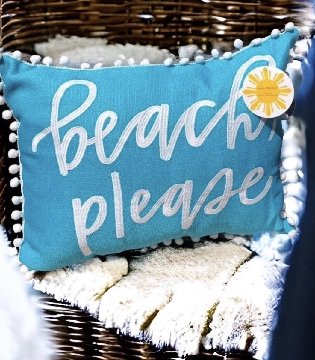 Beach please clearance pillow