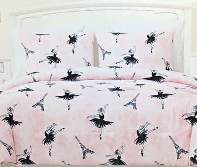 black ballerina comforter set