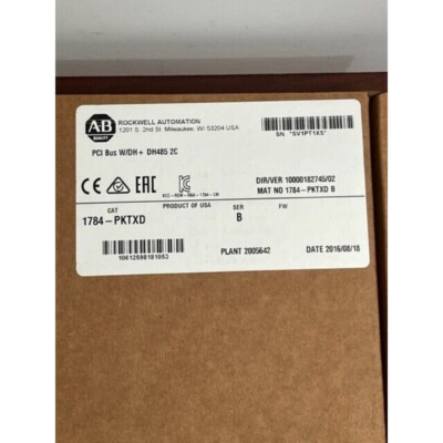 Allen-Bradley 1784-PKTXD Data Highway Pl PC Communication Card US Free Tax