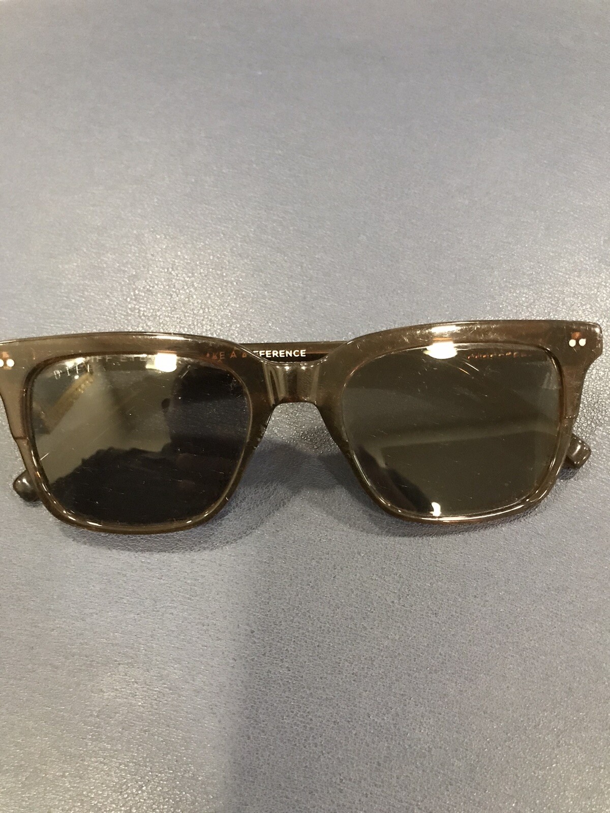 DIFF Eyewear Billie Transparent Frame Sunglasses - image 1