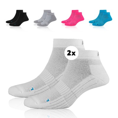P.A.C. 2x Paare Quater Function Sportsocke NEU