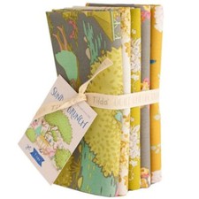 Tilda Sunday Brunch Fat Quarter Bundle 18" x 22" Grey