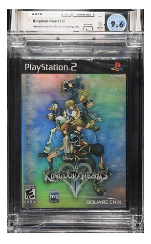 Kingdom Hearts II 2 1st print - Sony Playstation 2 PS2 - Complete in box CIB