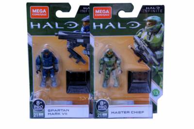 Mega Construx HALO INFINITE Pro Builders Spartan Mark VII GVP38 & Master Chief 