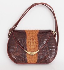 Genuine Crocodile Skin Vintage Handbag Purse