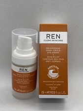 REN CLEAN SKINCARE RADIANCE DARK CIRCLE EYE CREAM Full Size/.5oz/NIB -MSRP 49