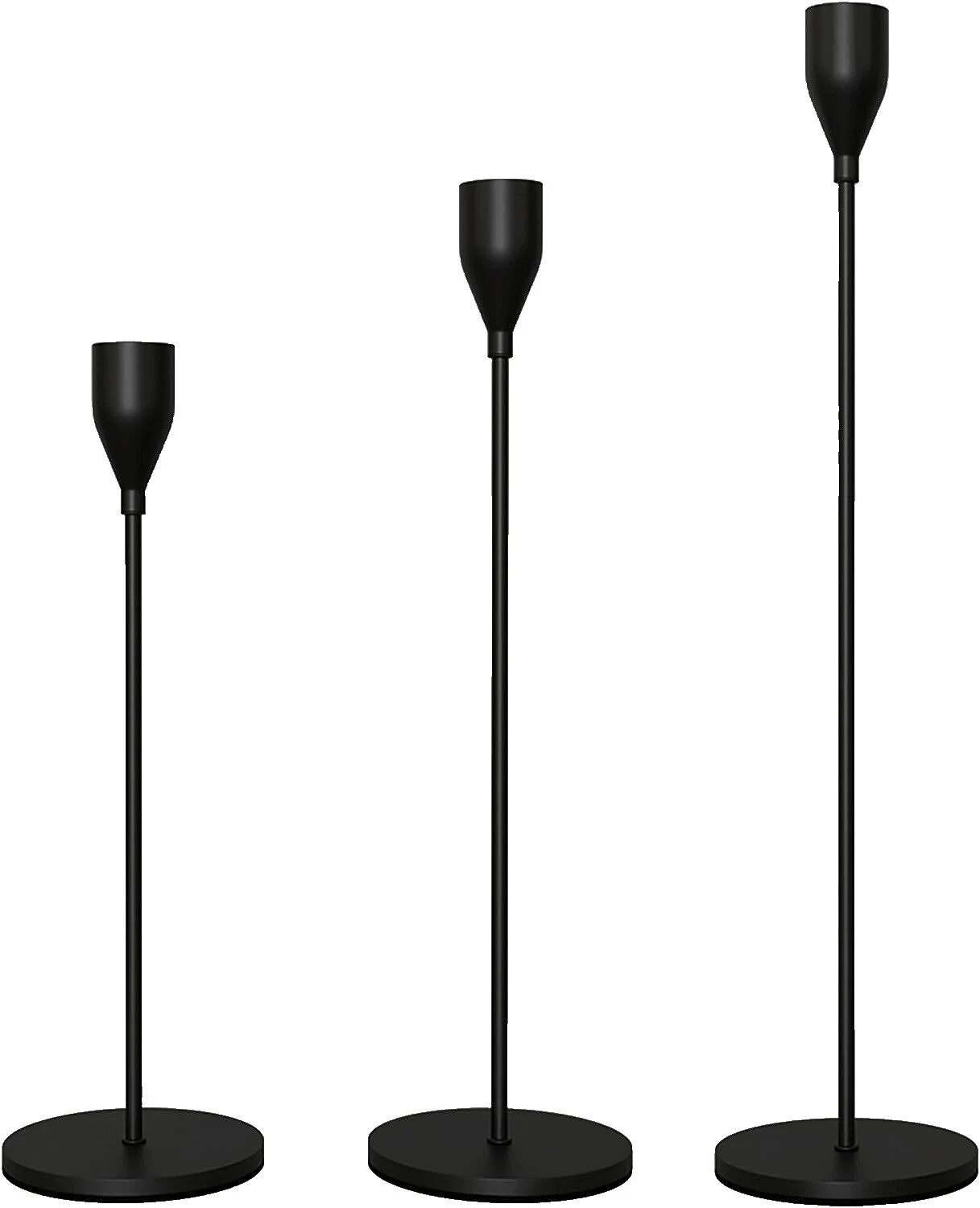 Black Candle Holders & Accessories
