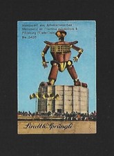Poster Stempel Lindt Sprungli Nr.2425 Mechaniker Mann Denkmal Pittsburg USA ( 1930er Jahre )