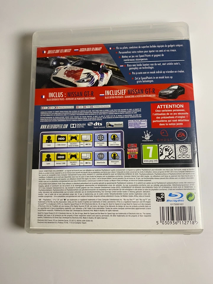 Need For Speed Rivals - PS3 Game and Box (No Manual) - Untested - Image 4 of 4
