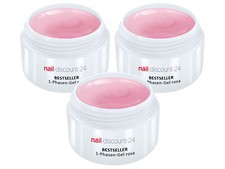 UV-Gel 1-Phasen-Gel rosa 90ml 3-in-1 Allround Versiegler Aufbau Grundierung Haft