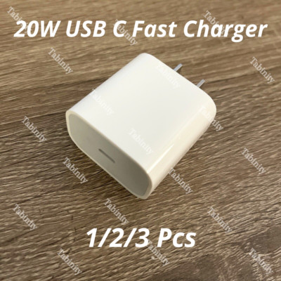 For Android iPhone iPad 20W Power Adapter USB C Type C Block PD Fast Charger Lot