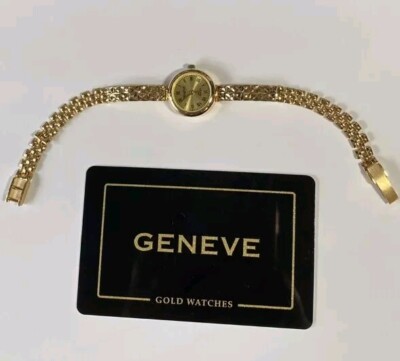 geneve 18k gold watch