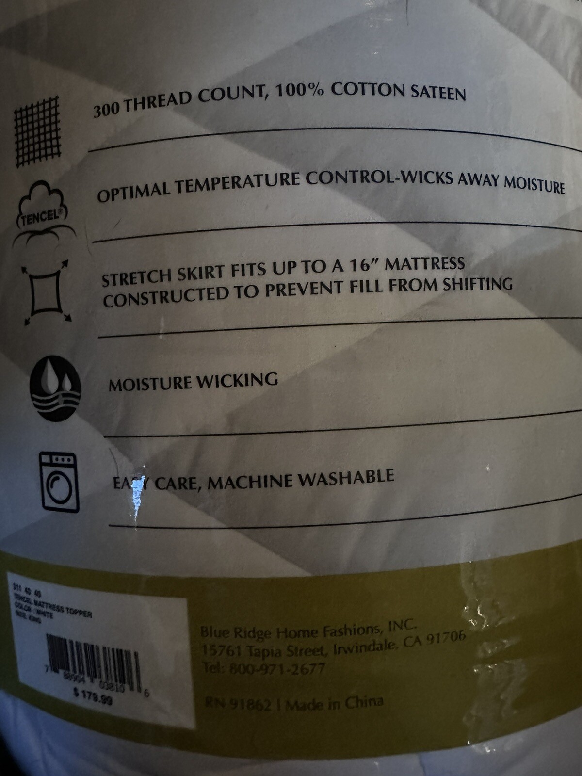 Hotel Suite King Size Tencel Mattress Topper, Retail Price 180 eBay