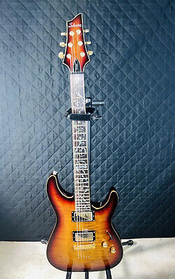 Schecter C-1 Classic 2000's- Antique Amber And VINE INLAY Schecter C-1 Classic 2000's- Antique Amber And VINE INLAY