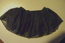 Girls Motionwear Black Tutu with Sparkles Size 8-10 EUC  