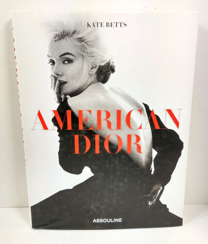 American Dior Kate Betts Assouline Hardcover Book M Monroe + Double-sided Poster - Picture 1 of 8