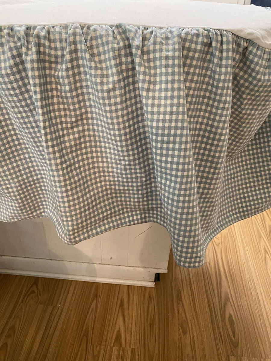 Gingham bed skirt cheap