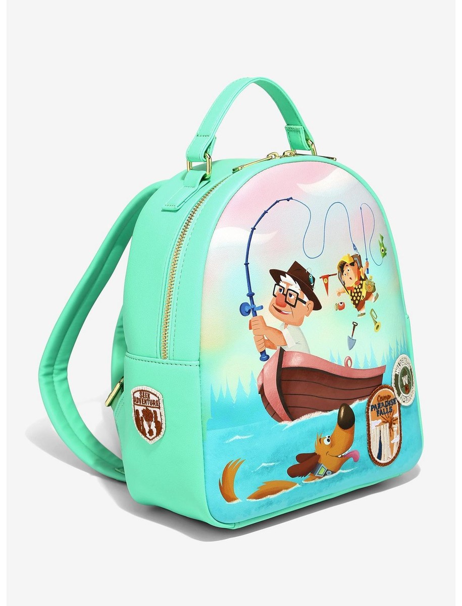 Her Universe Pixar Disney Up Russel Fishing Mini Backpack and Card Set Our Universe Disney Pixar Up Carl & Russell Fishing Mini  main image 2
