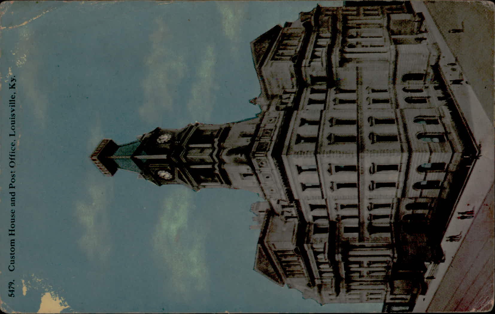 Postcard 5479. Custom House and Post Office, Louisville, Ky. DGH I 10