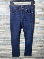 Boy  s Calvin Klein Denim Jeans Dark Wash Straight Leg Size 16